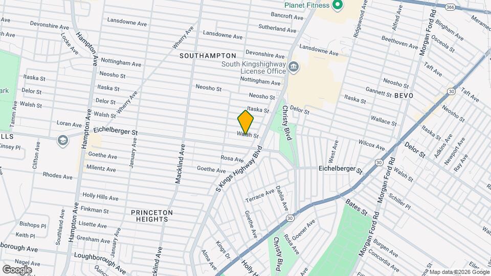 4938 Walsh St Map and Location Details