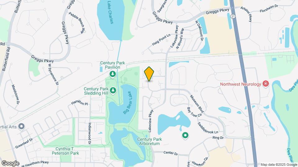 1327 Coventry Cir Map and Location Details