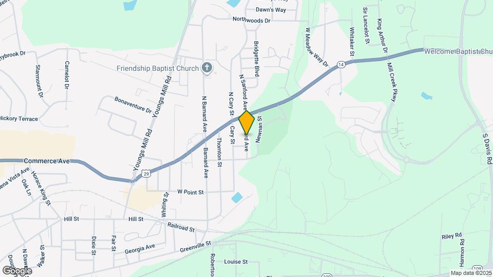 10 Sanford Ave Map and Location Details