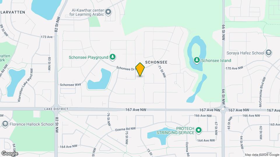 17011-17074 74 St NW Map and Location Details