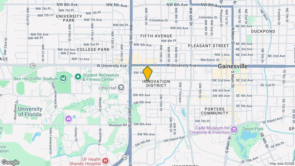 1125 SW 2nd Ave Map and Location Details