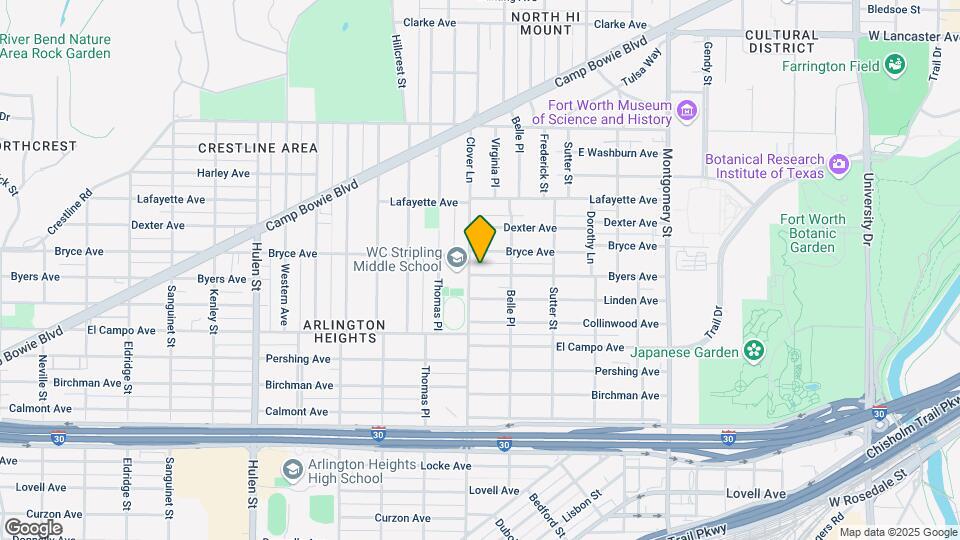 4028 Byers Ave Map and Location Details