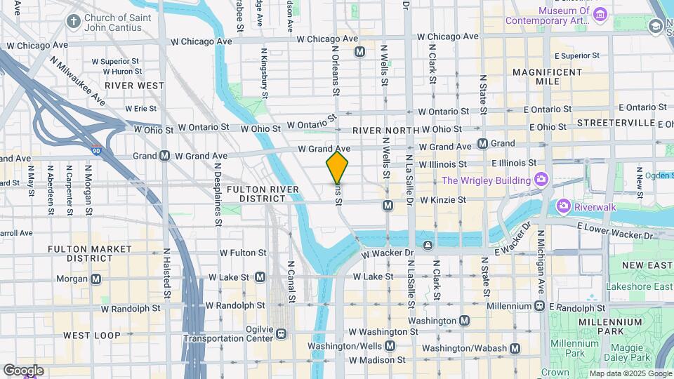 420 N Orleans St Map and Location Details