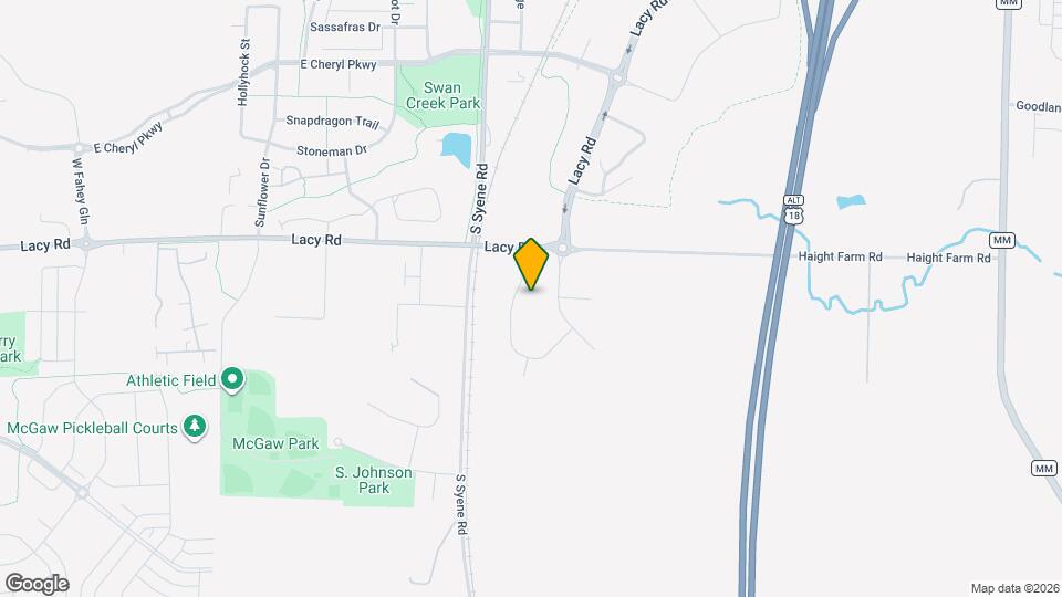 The Rowan at Hartung Fields Map and Location Details