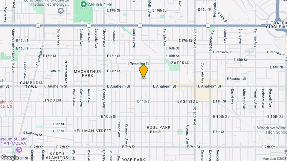 1332 Stanley Ave Map and Location Details