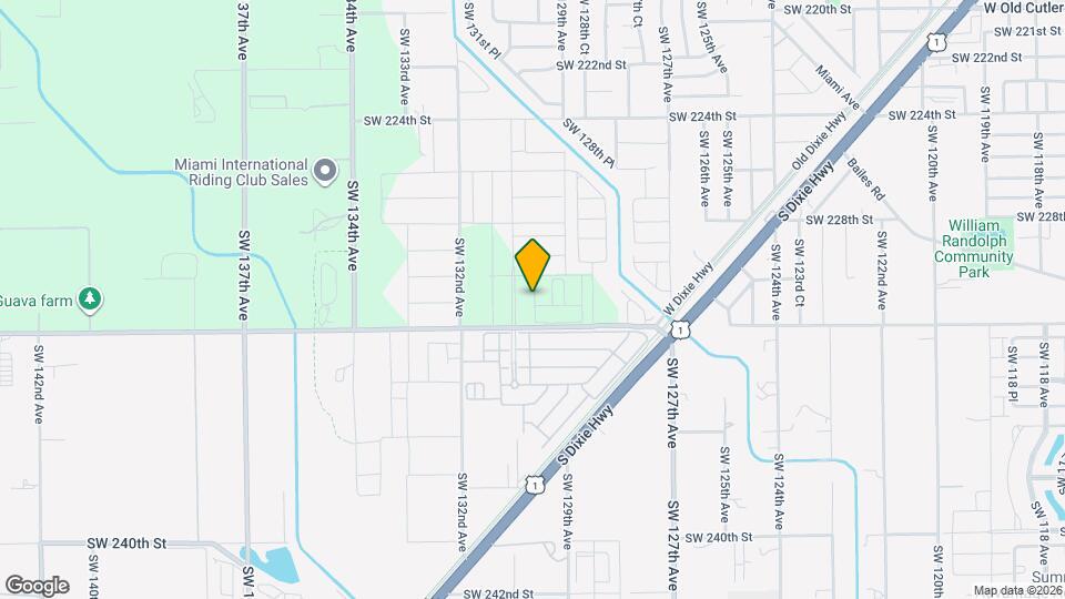 23082 SW 129th Pl Mapa y Detalles de la Ubicación