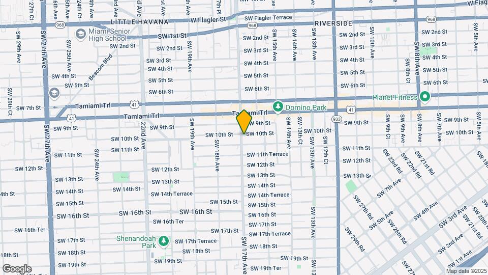 1684 SW 10th St Map and Location Details