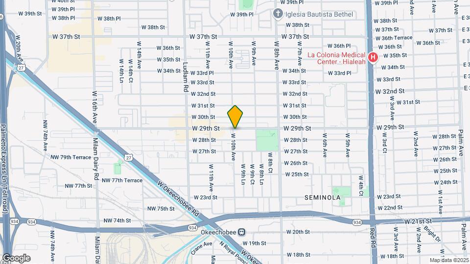 990 W 29th St Mapa y Detalles de la Ubicación