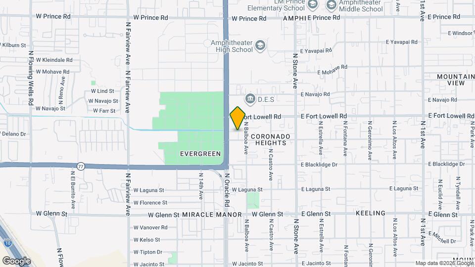 352 W Delano St, Unit 1 Mapa y Detalles de la Ubicación