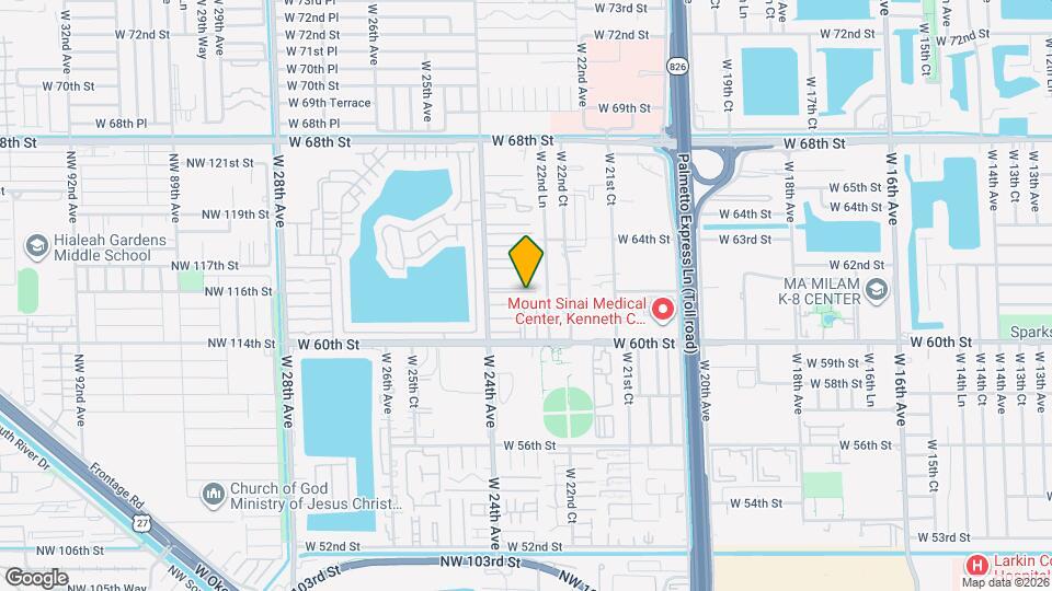 2334 W 62nd St Map and Location Details