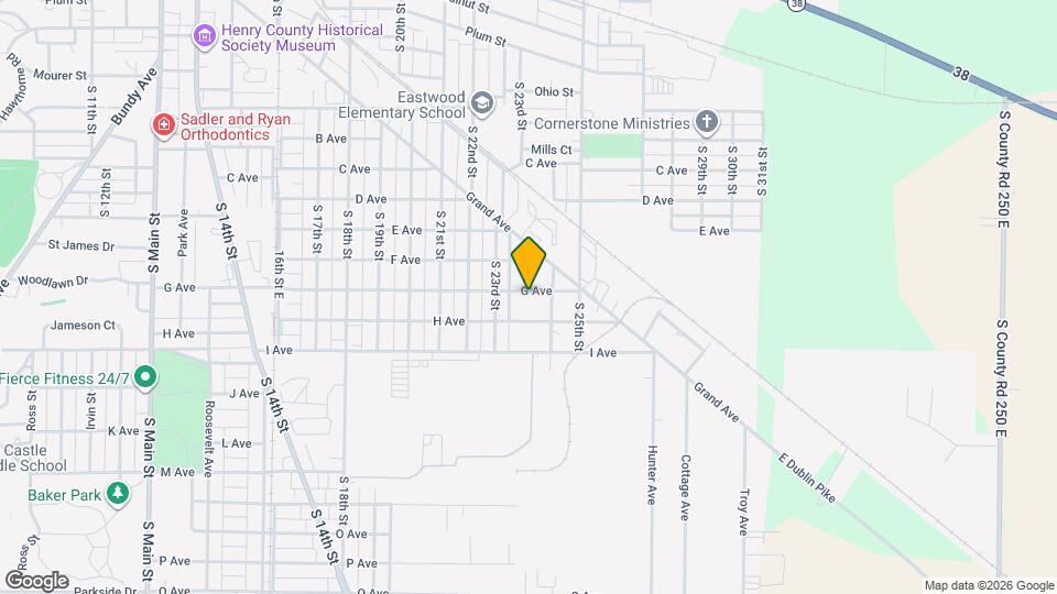 2319 G Ave Mapa y Detalles de la Ubicación