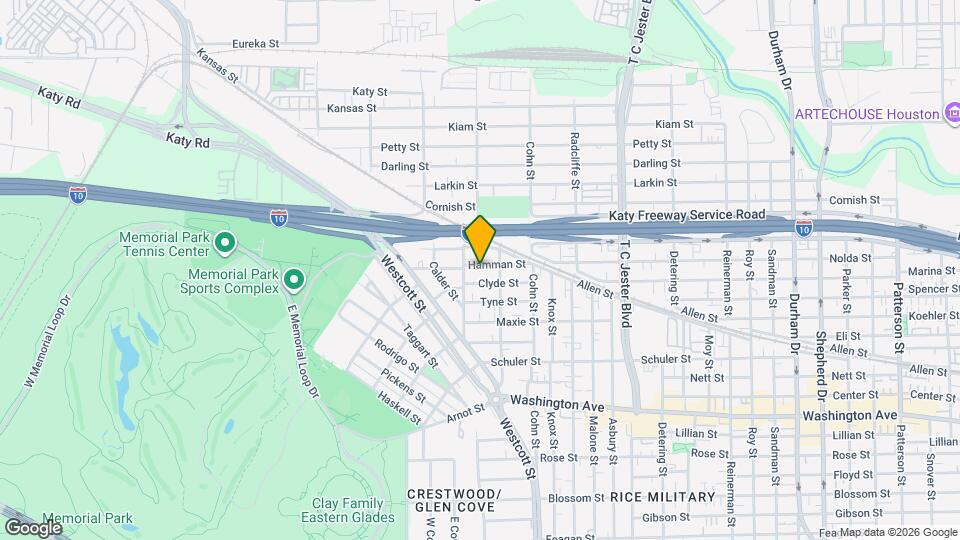 6121 Hamman St Map and Location Details