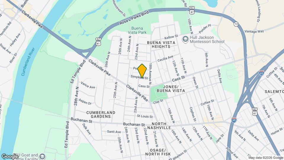 1713 Simpkins St Map and Location Details