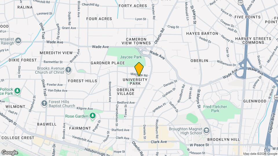 1006 Parker St Map and Location Details