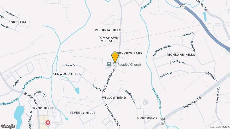 747 Old Graves Mill Rd Map and Location Details