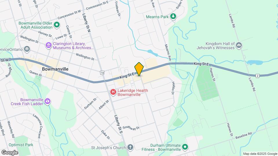 237 King St E Map and Location Details