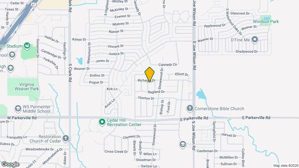 605 Cox St Mapa y Detalles de la Ubicación