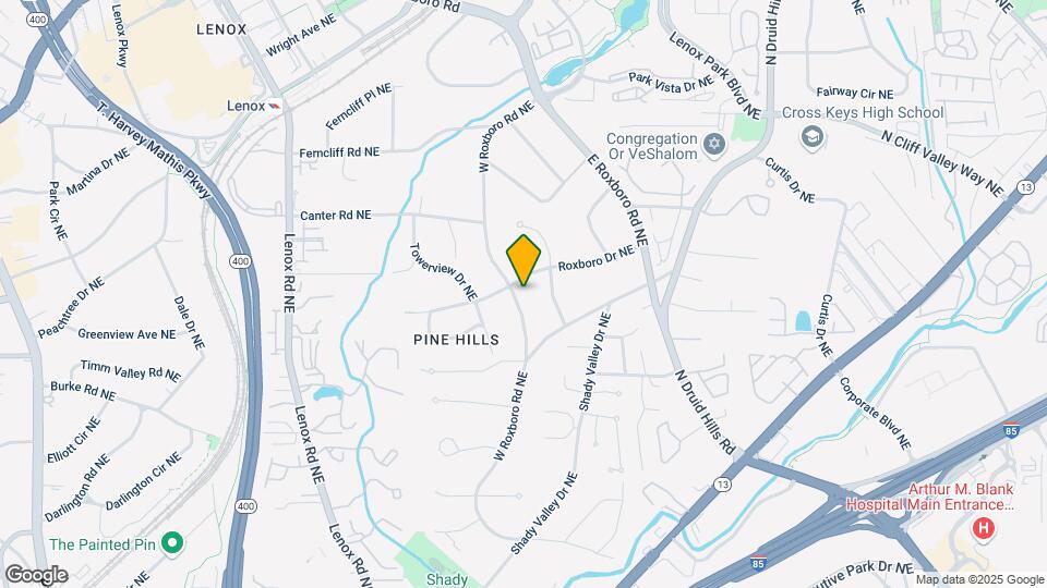 3075 W Roxboro Rd NE Map and Location Details