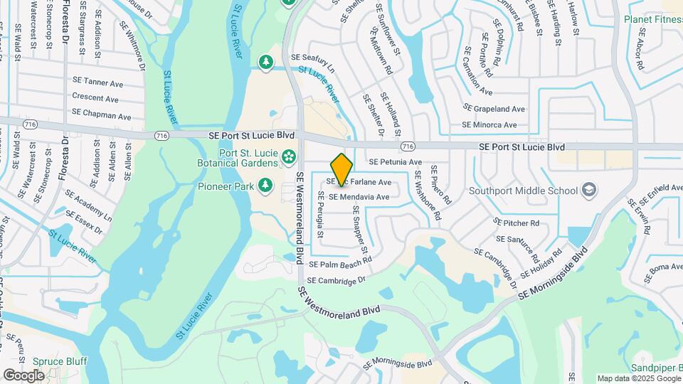 1157 SE Mendavia Ave Map and Location Details