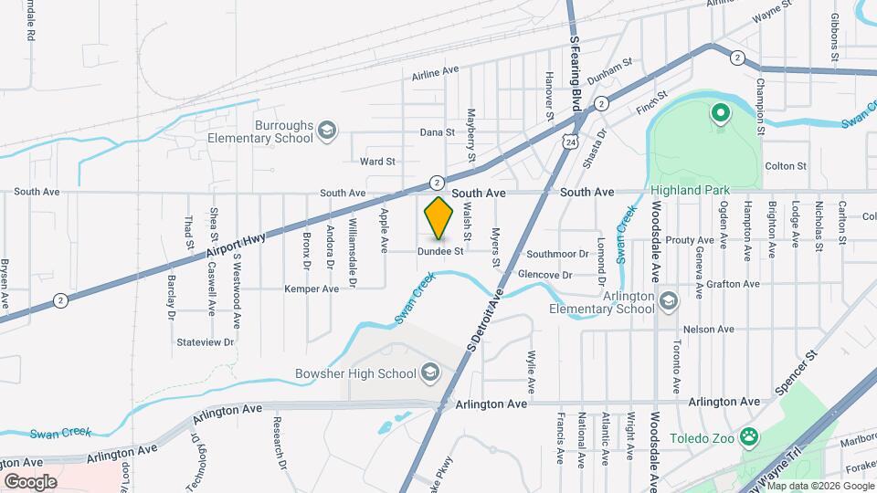 2206 Dundee Ave Mapa y Detalles de la Ubicación