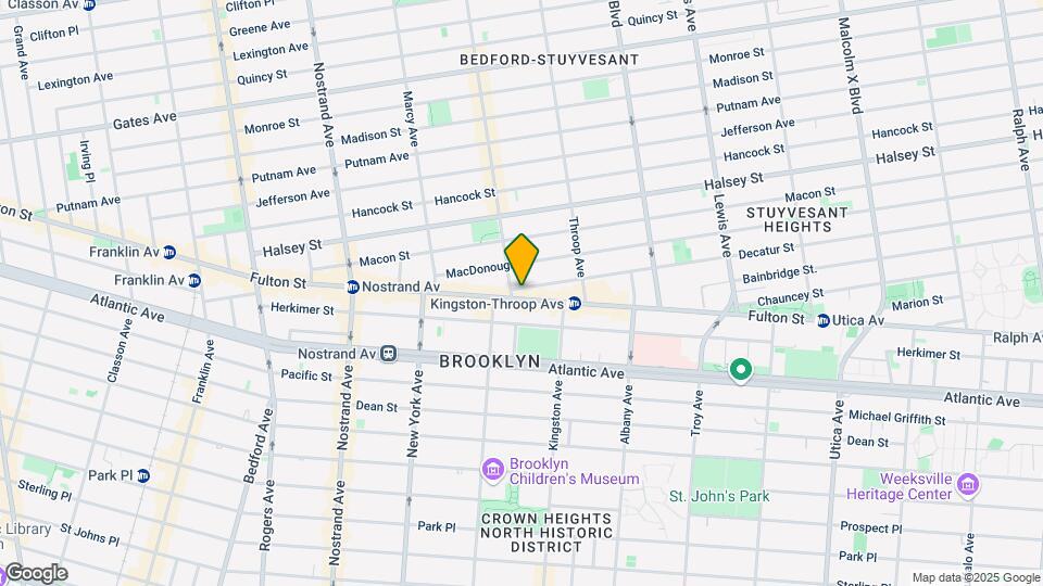 1449-1459 Fulton St Mapa y Detalles de la Ubicación