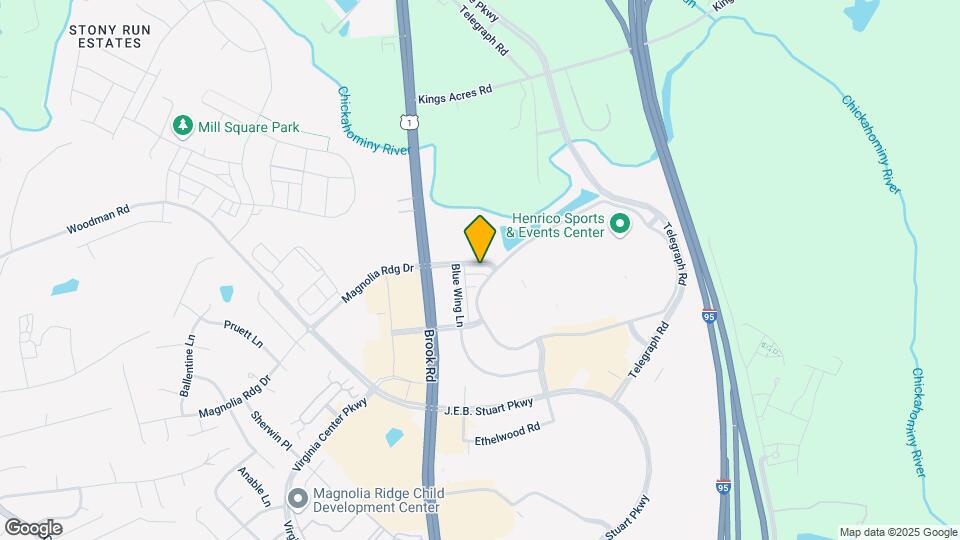 9975 Magnolia Ridge Dr Map and Location Details