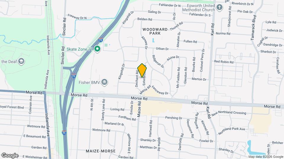 4755 Esterbrook Rd Map and Location Details