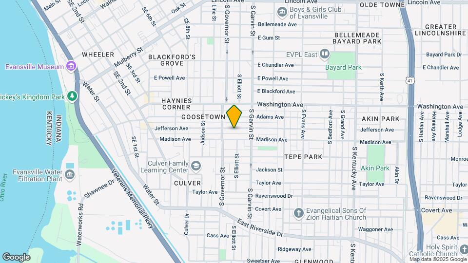 423 Jefferson Ave-Unit -B Map and Location Details