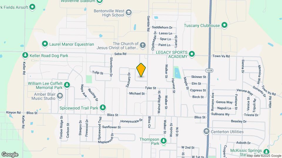 810 Vly Oaks Ln Map and Location Details