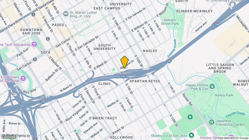 725 S 8th St Map and Location Details