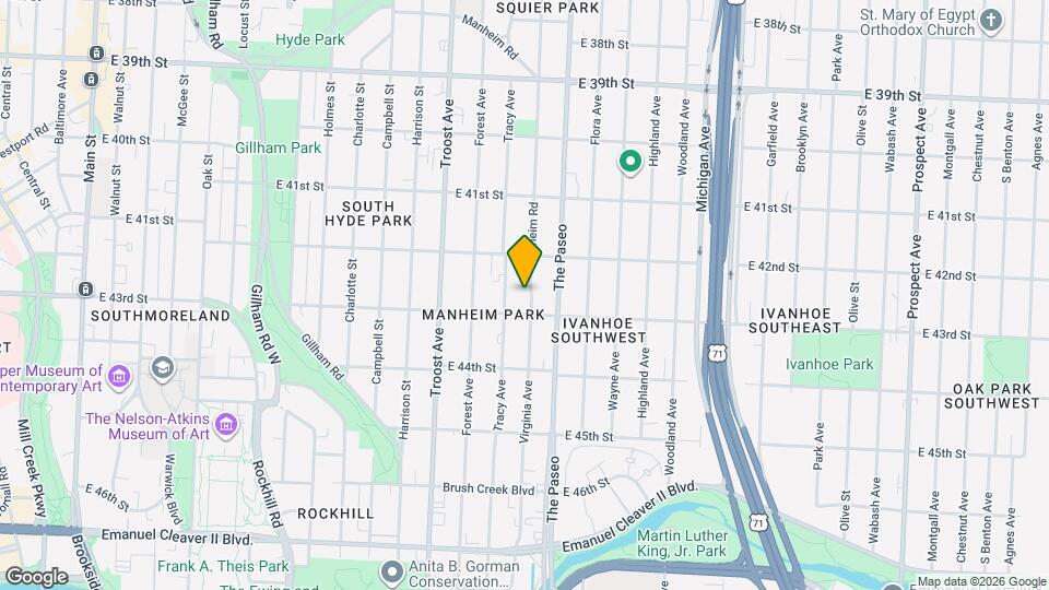 4232 Virginia Ave Mapa y Detalles de la Ubicación