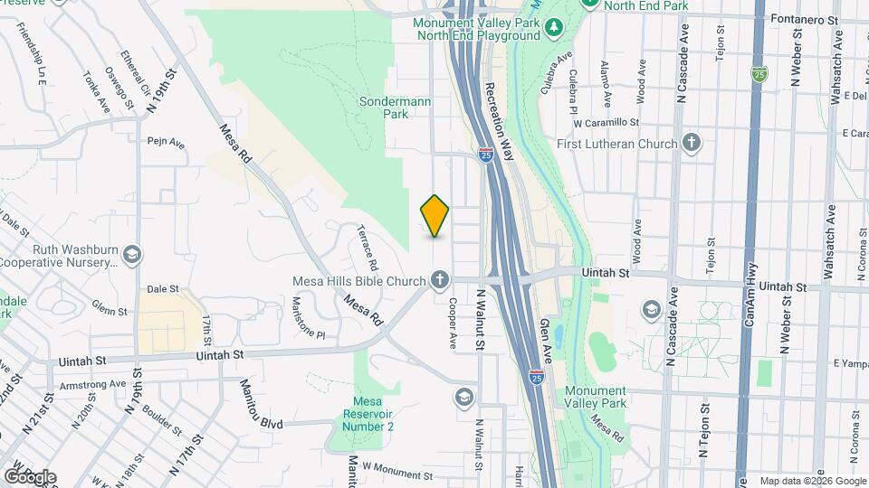 1227 N Chestnut St Map and Location Details