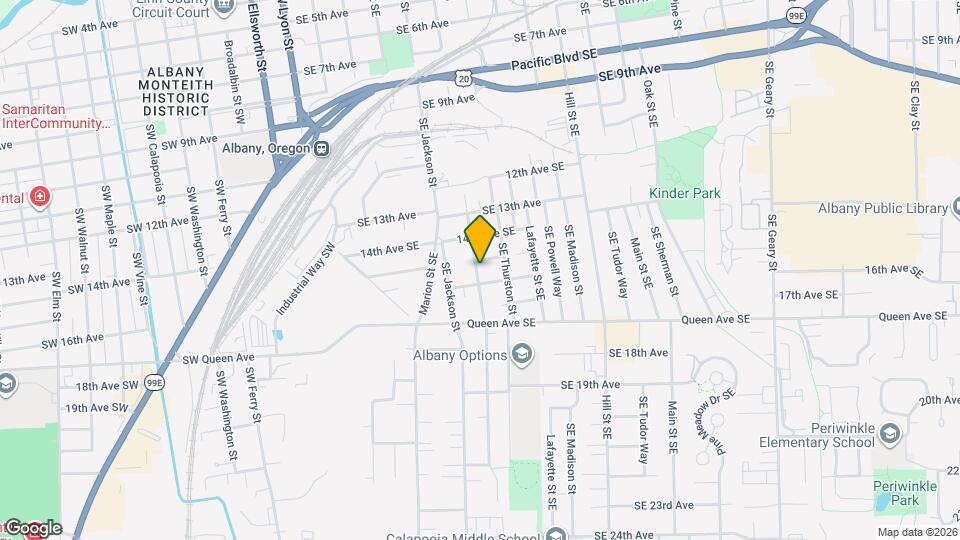 1515 SE Jefferson St Map and Location Details