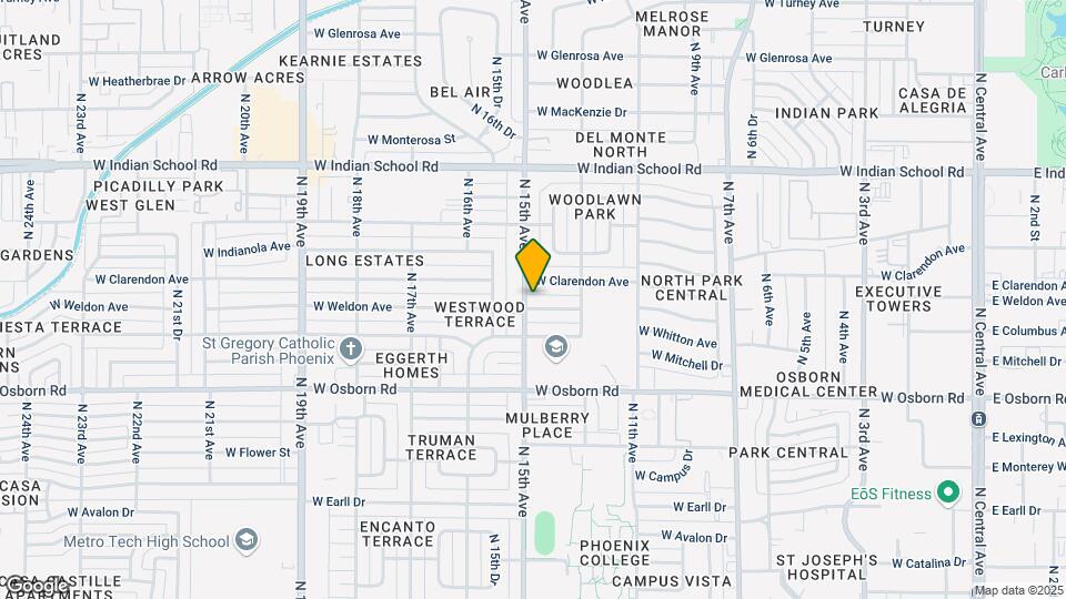 3635 N 15th Ave, Unit C Map and Location Details