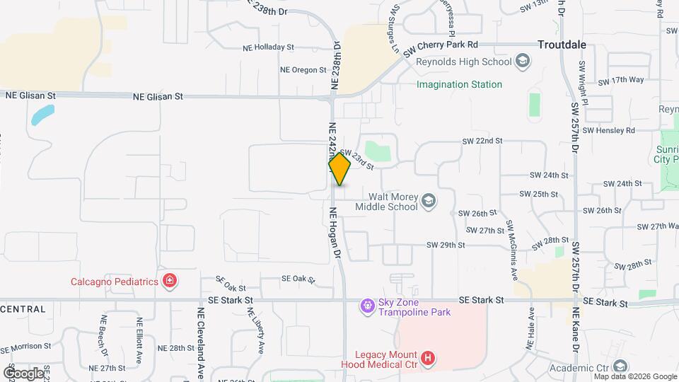 3823 NE View Pl Map and Location Details