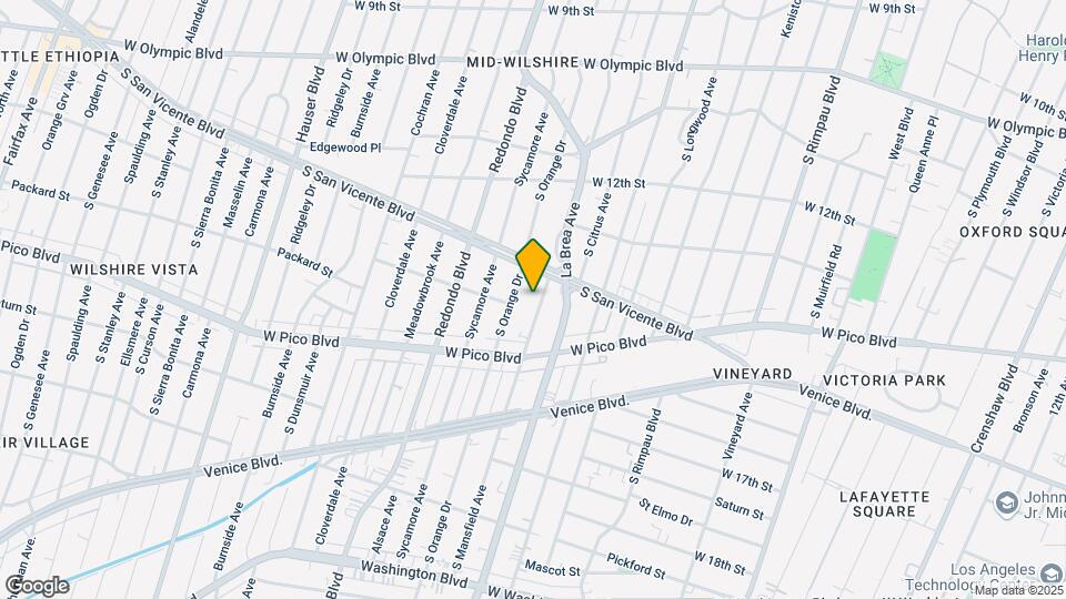 1331 S Mansfield Ave Map and Location Details