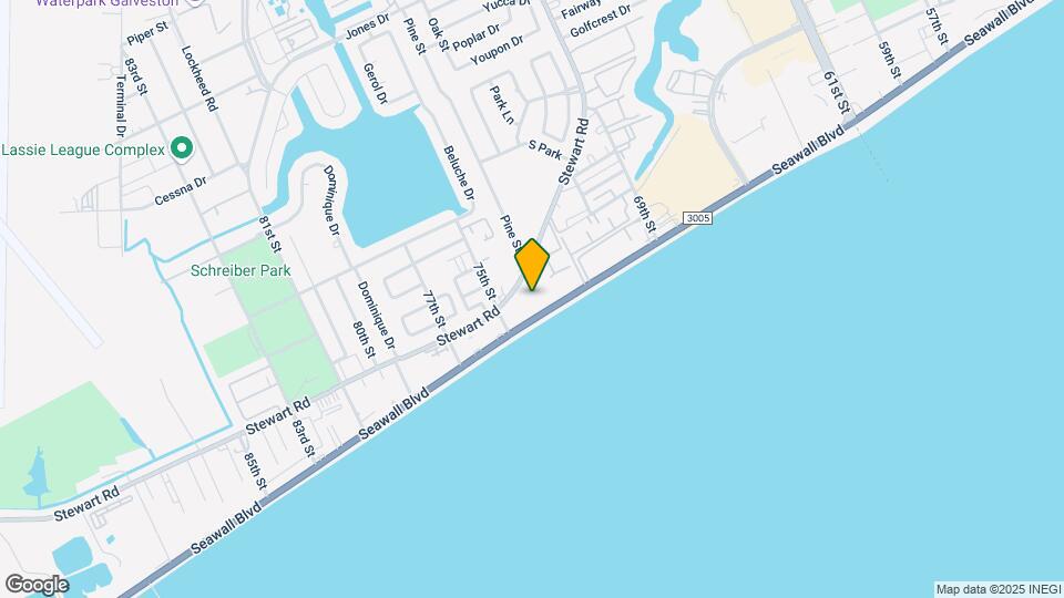 7312 Seawall Blvd Map and Location Details