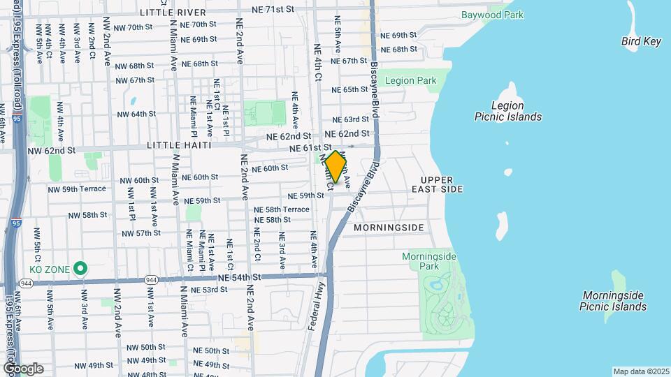 465 NE 59th St Map and Location Details