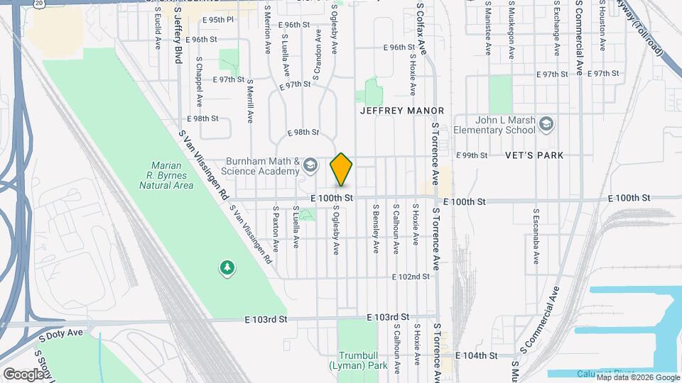 9951 S Oglesby Ave Map and Location Details