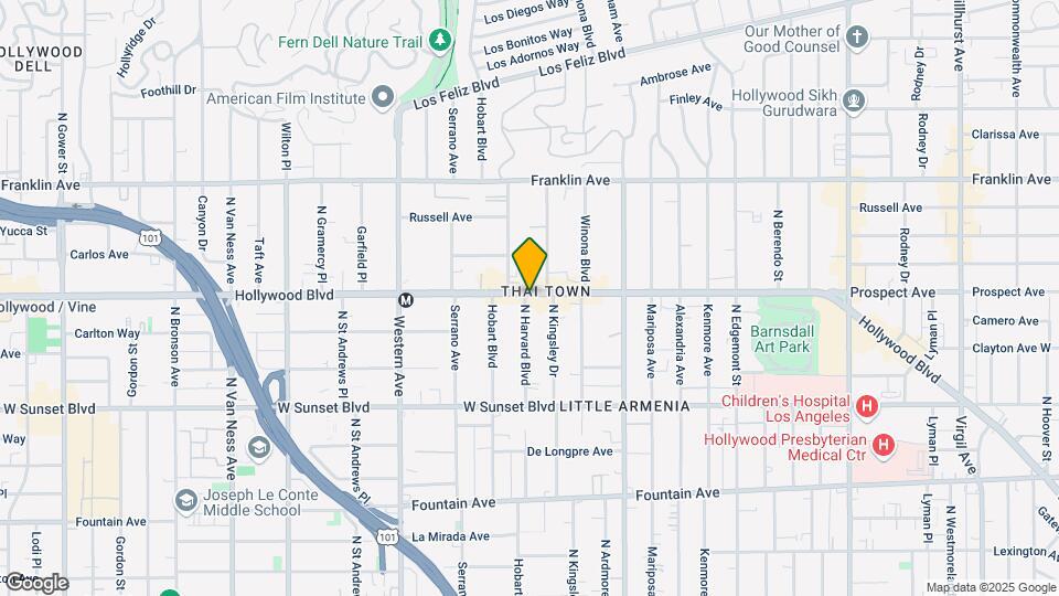 5220-5230 Hollywood Blvd Map and Location Details
