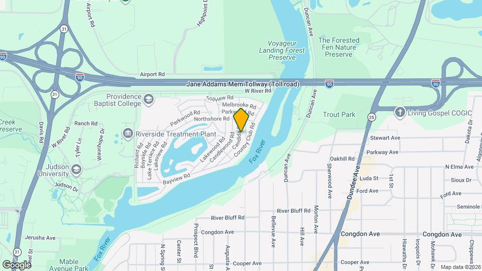 1167 Candida Rd Map and Location Details