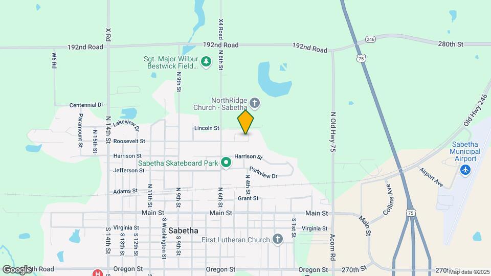 Sabetha Hillcrest Apartments Map and Location Details