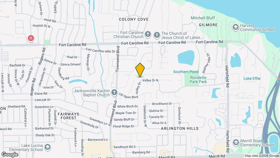 3442 Volley Dr Map and Location Details