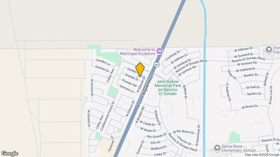 44026 Granite Dr Mapa y Detalles de la Ubicación