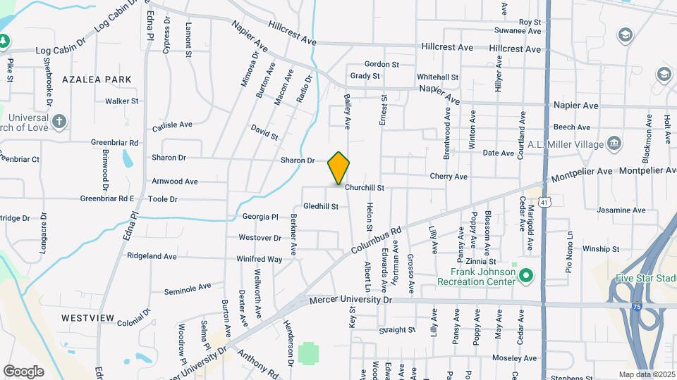 3034 Churchill St Mapa y Detalles de la Ubicación