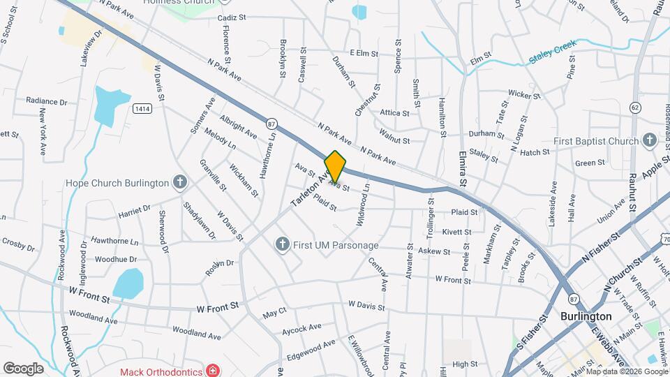 1128 Ava St Map and Location Details