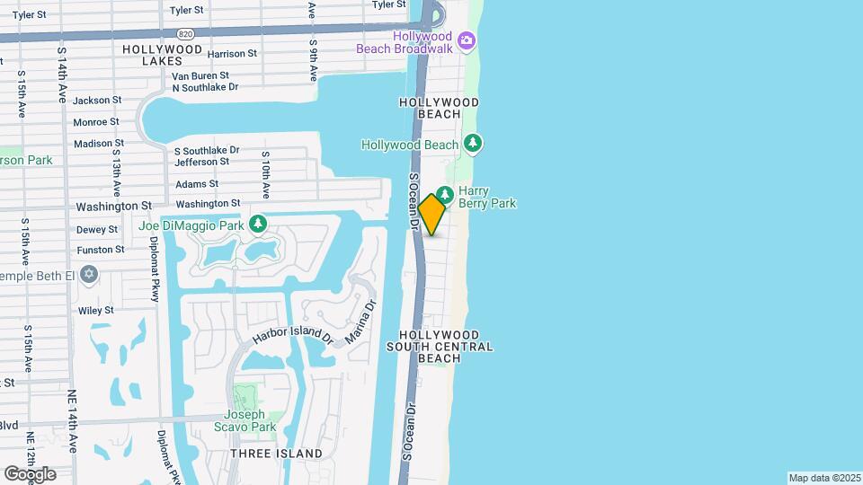 1501 S Ocean Dr Map and Location Details