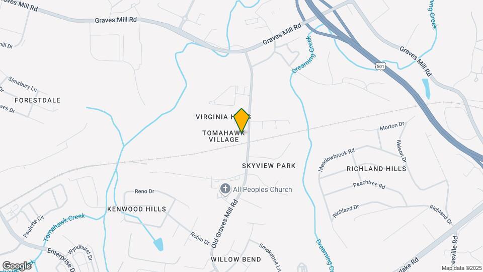 103 Tomahawk Dr Mapa y Detalles de la Ubicación