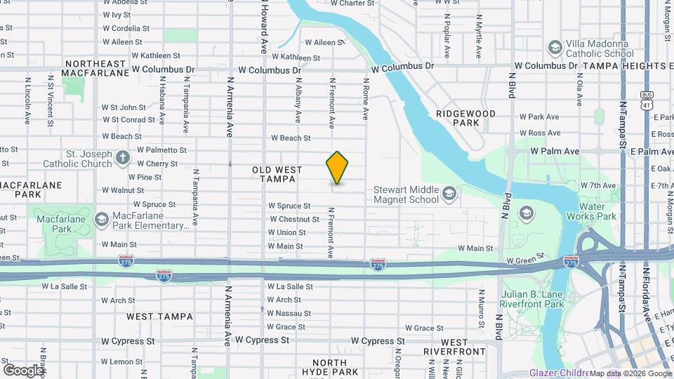 1741 W Walnut St Map and Location Details