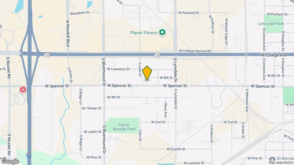 2804 W Spencer St Map and Location Details